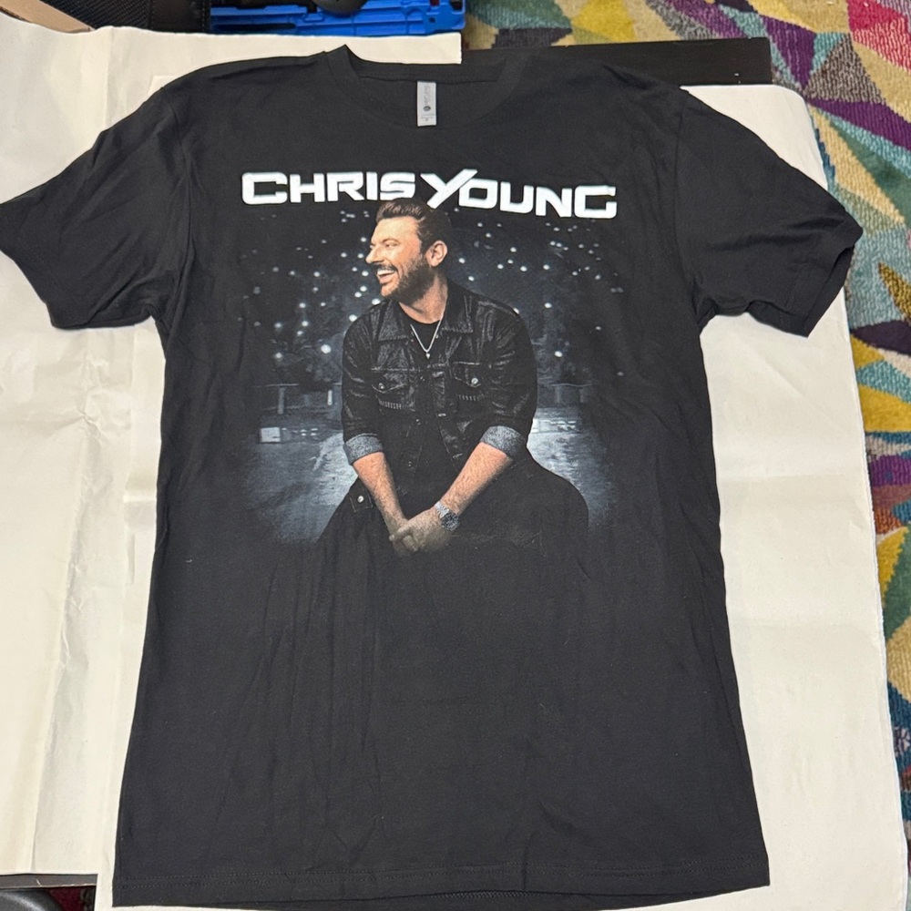 Chris Young 2024 San Antonio Stock Show and Rodeo Concert t-shirt